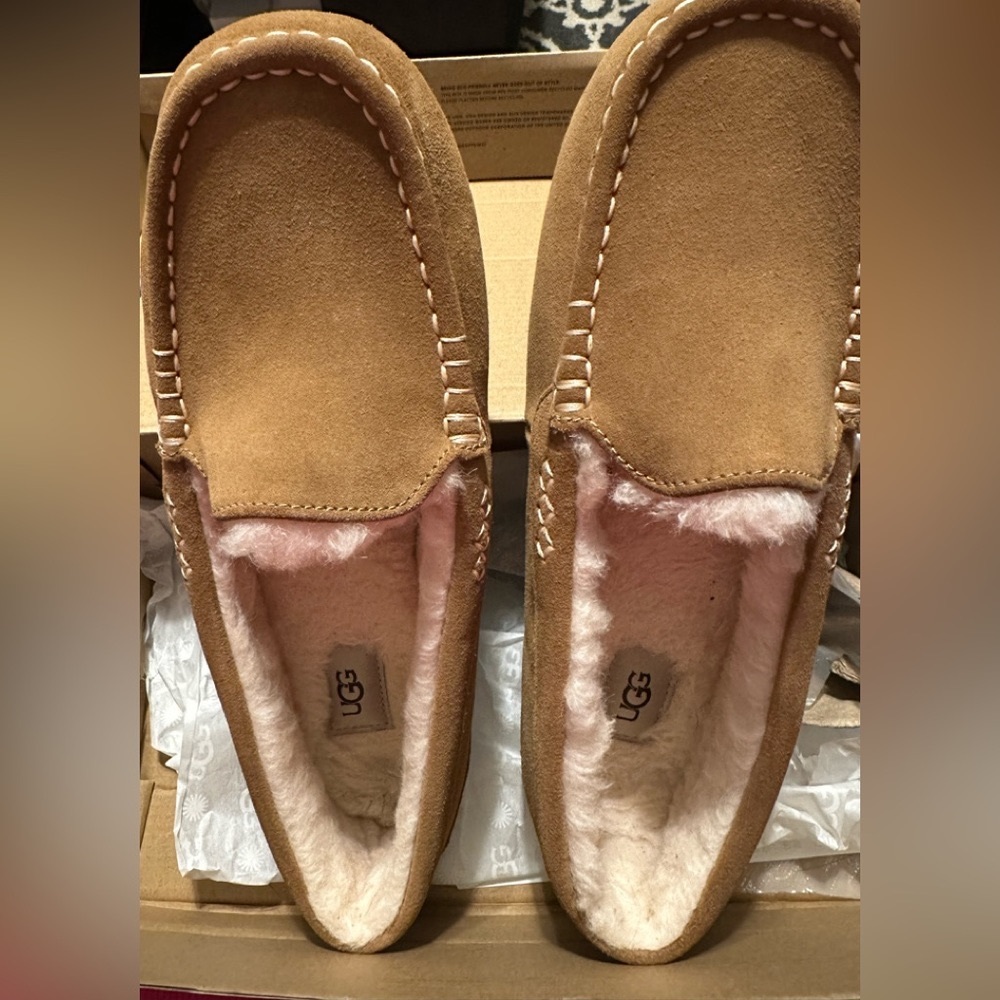 Women’s UGG slippers,  worn twice.